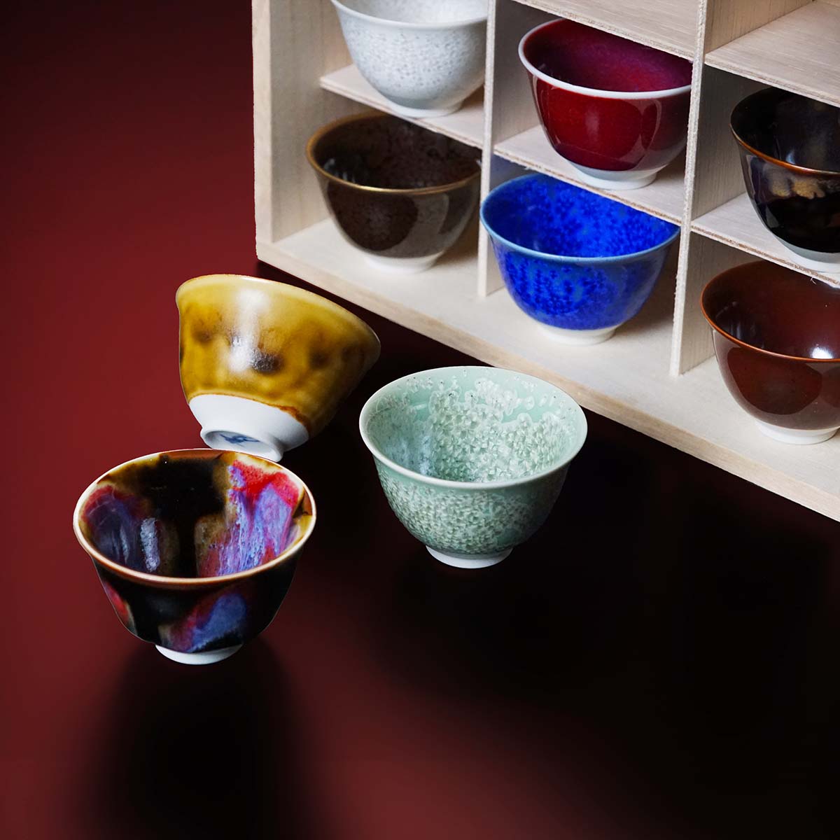 【有田焼】華乃ぐい呑揃(9色)