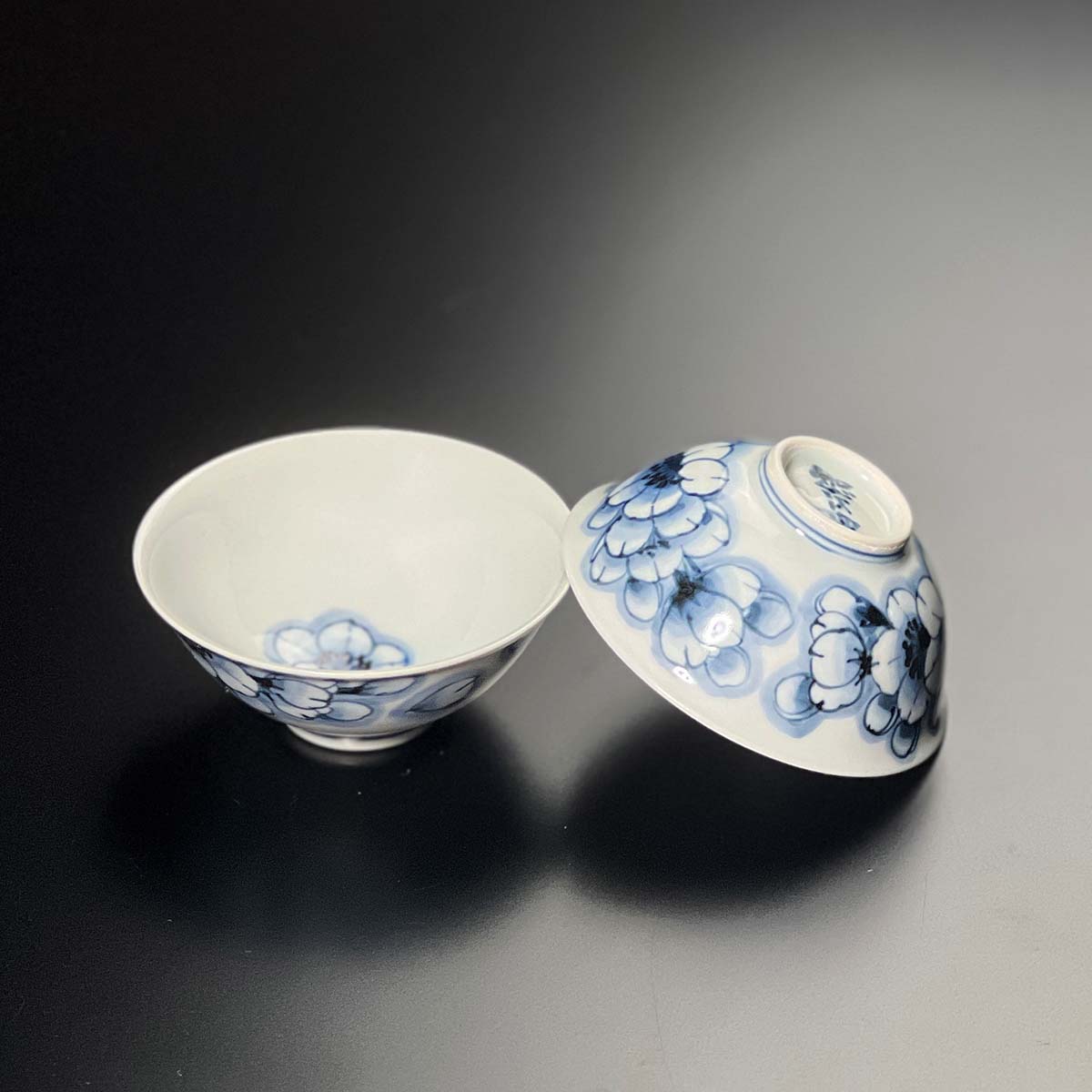 【有田焼】片口酒器セット 染付王冠桜