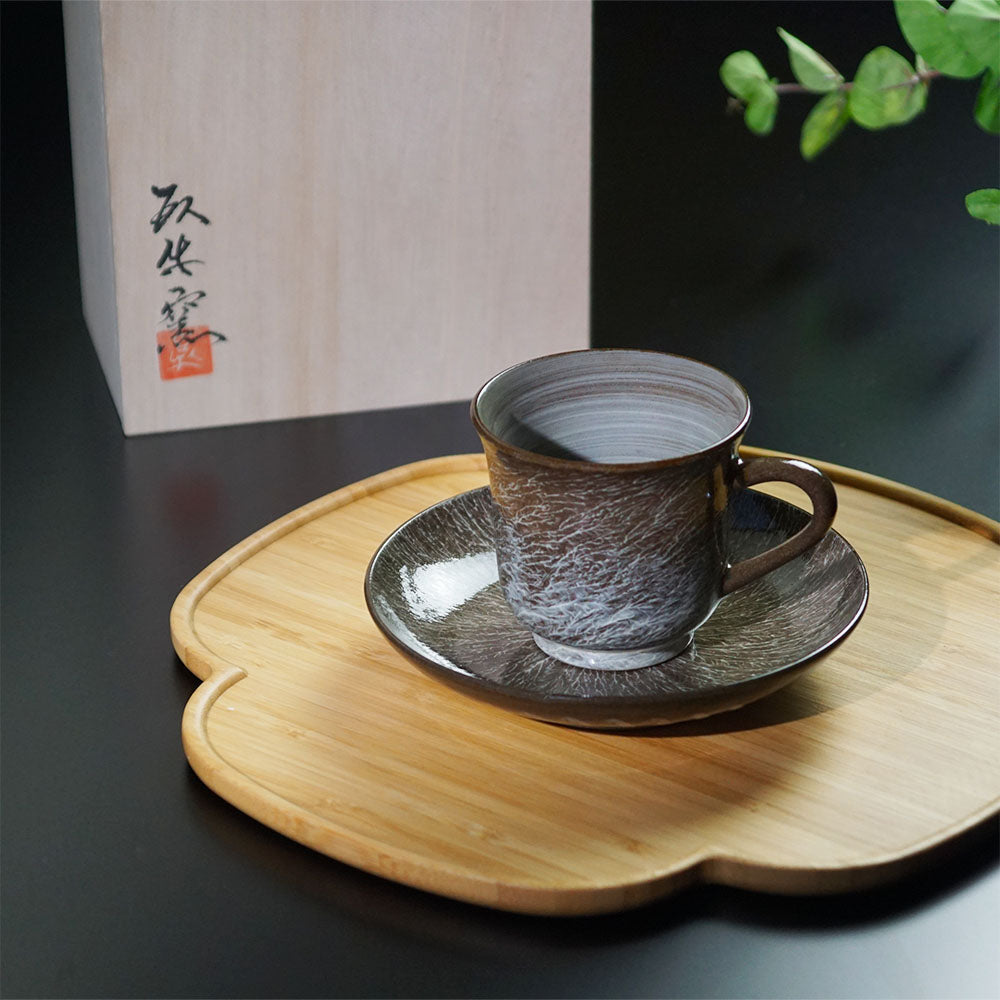 【有田焼】コーヒーカップ 霙刷毛