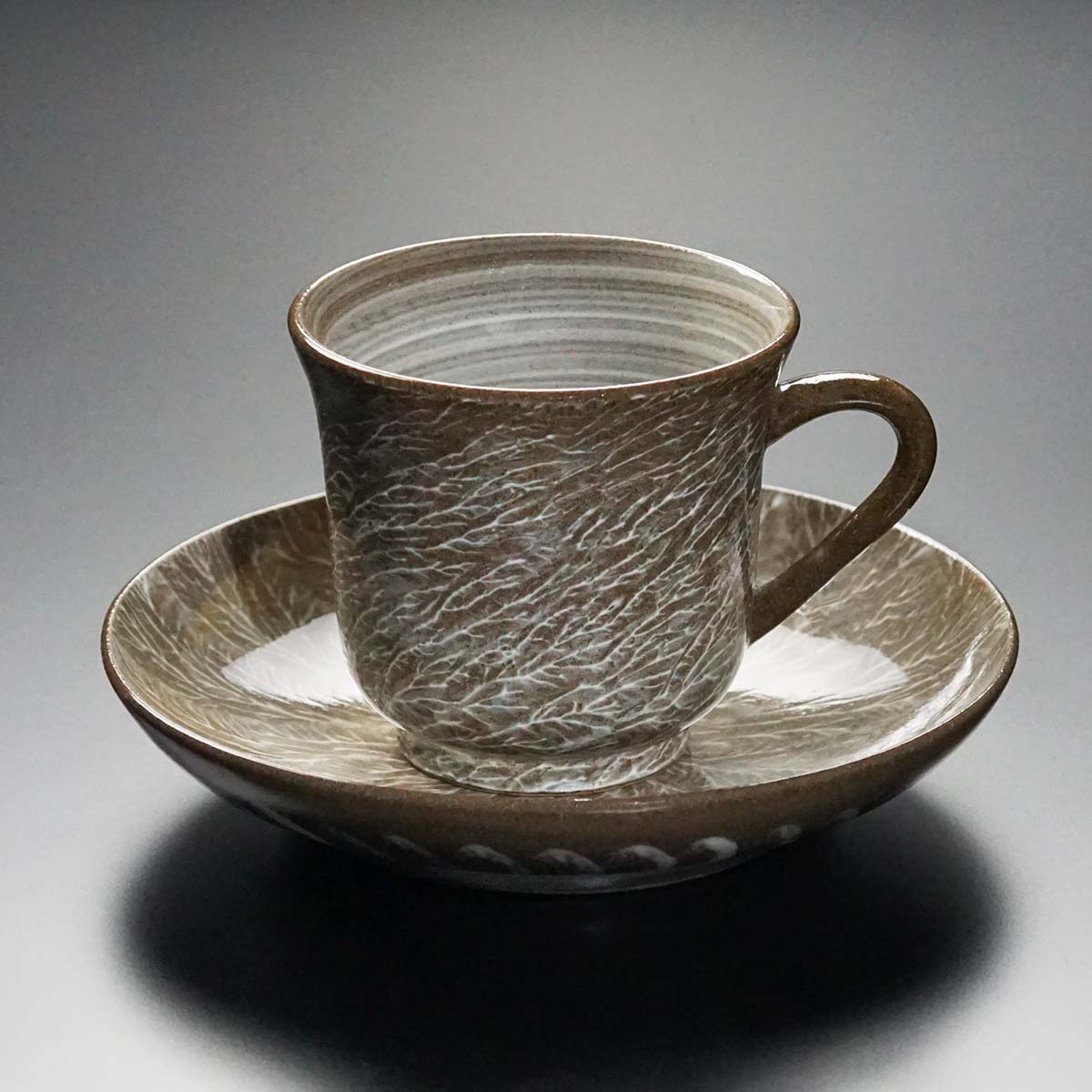 【有田焼】コーヒーカップ 霙刷毛