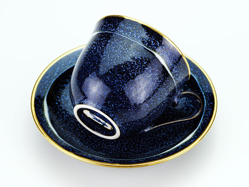 本金で描く宇宙の稜線 コーヒーカップ 銀河本金彩 "星天"