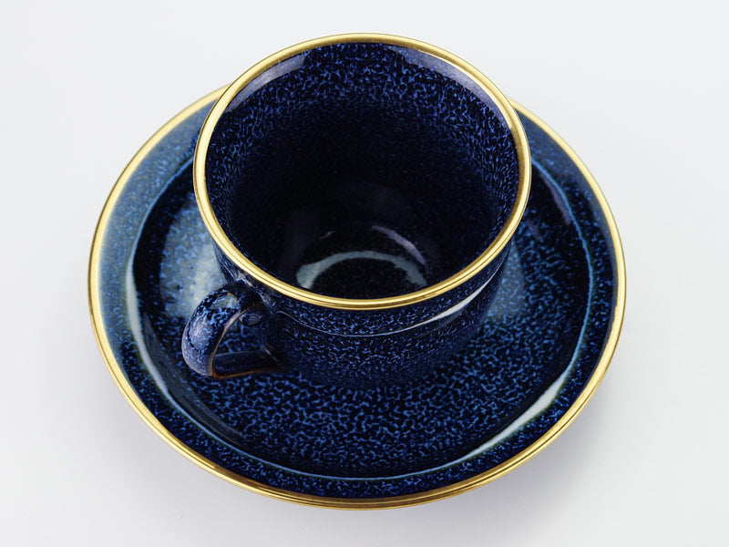 本金で描く宇宙の稜線 コーヒーカップ 銀河本金彩 "星天"