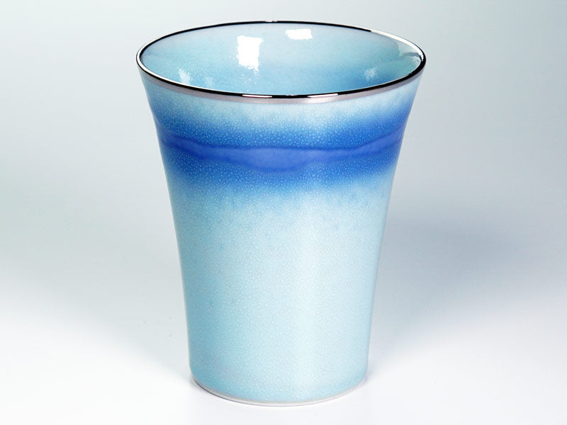 【有田焼】焼酎グラス 本白金彩 "洋光"