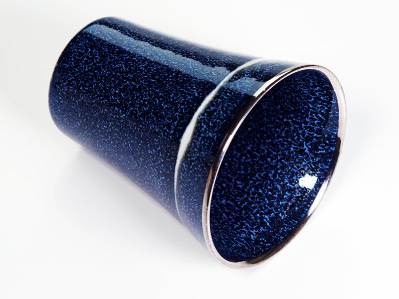 【新作】焼酎グラス 銀河本白金彩 "星天"