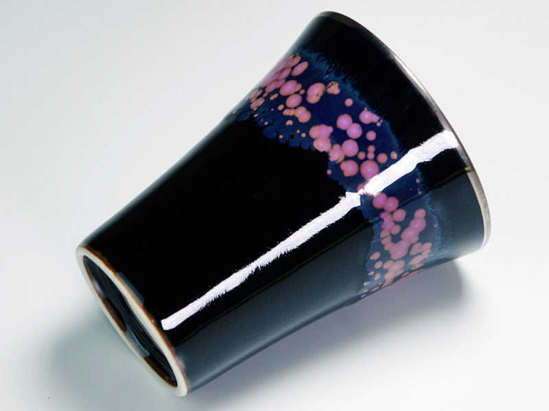 【有田焼】焼酎グラス 本白金彩 "明星桜"