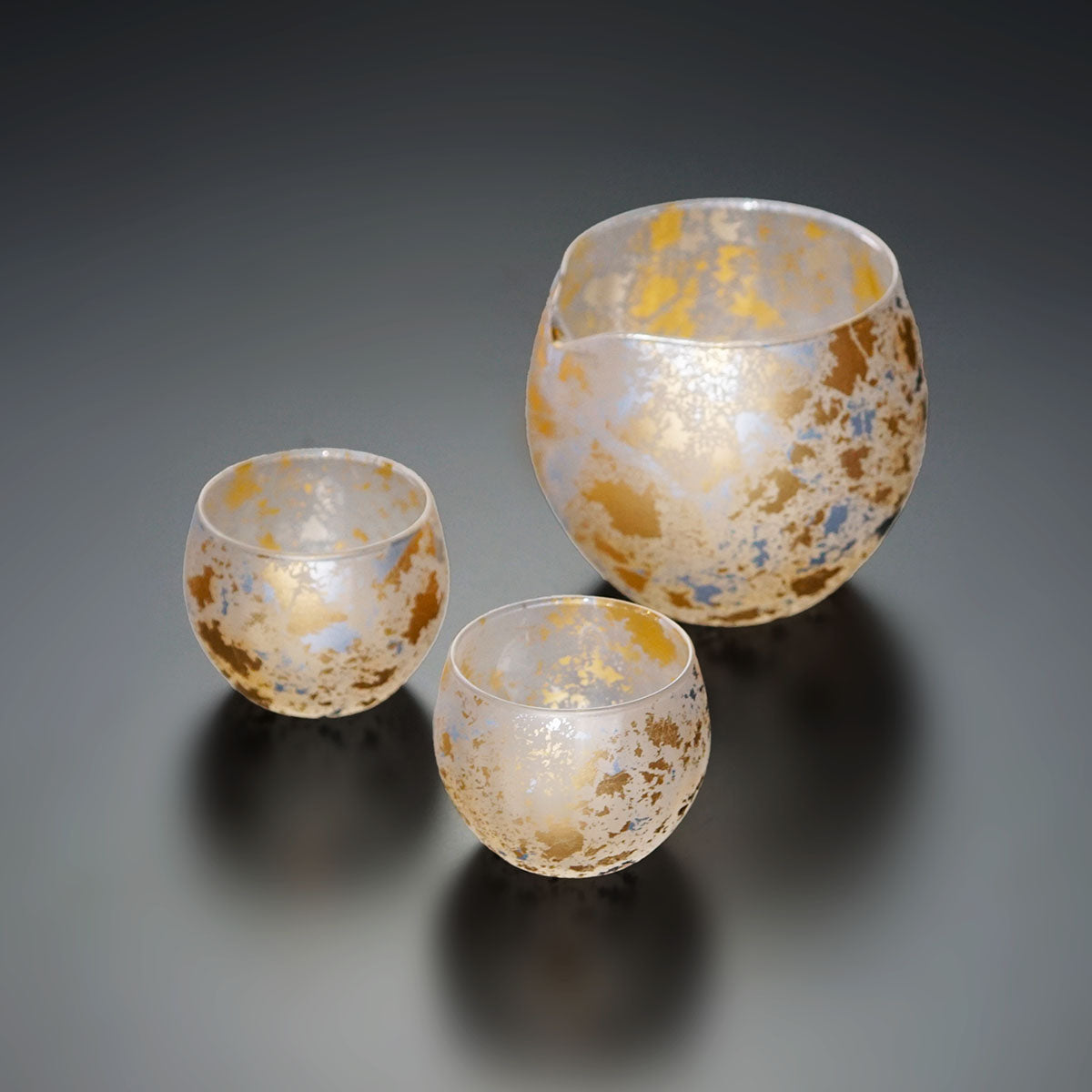 【喜箔 - Kihaku - 】丸酒器セット