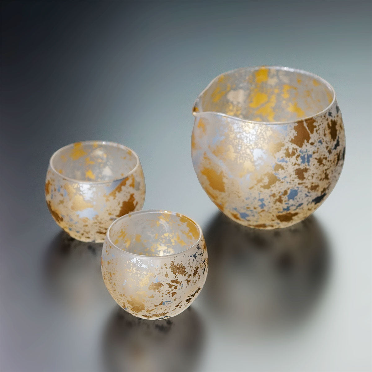 【喜箔 - Kihaku - 】丸酒器セット