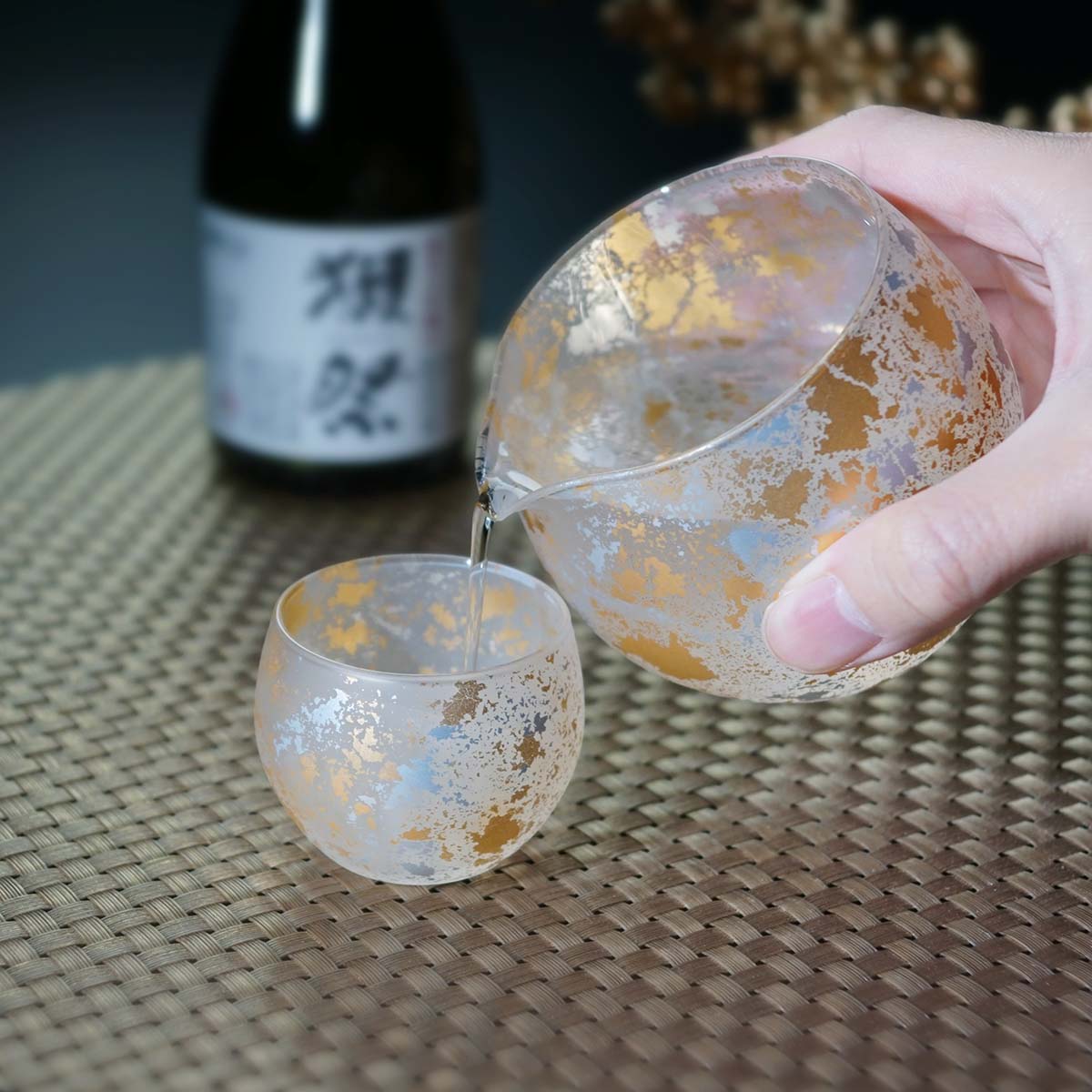 【喜箔 - Kihaku - 】丸酒器セット