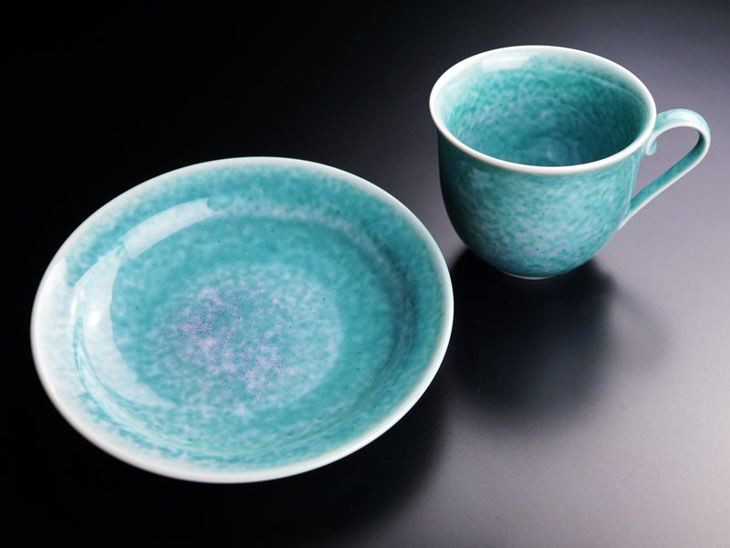 エメラルド色の高級プレゼント 翡翠鈞窯コーヒーカップ