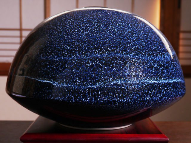 【有田焼】大花瓶 銀河