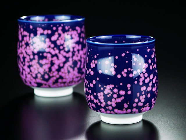 【有田焼】夫婦湯呑 桜花紋