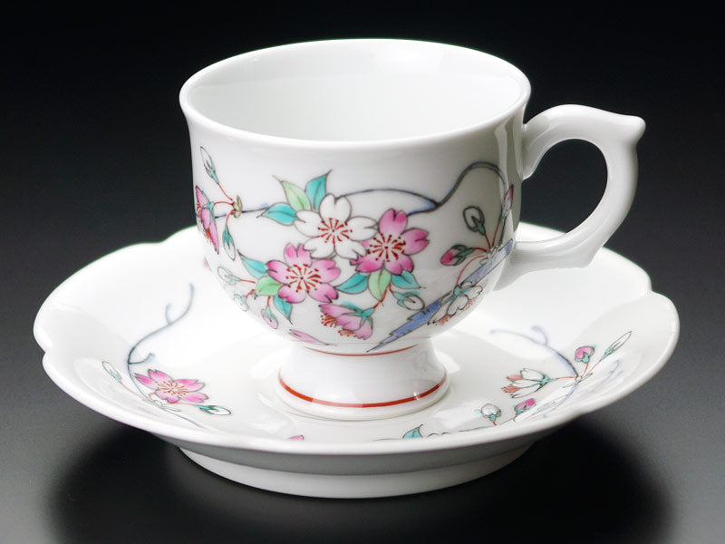 【有田焼】コーヒーカップ 色絵桜