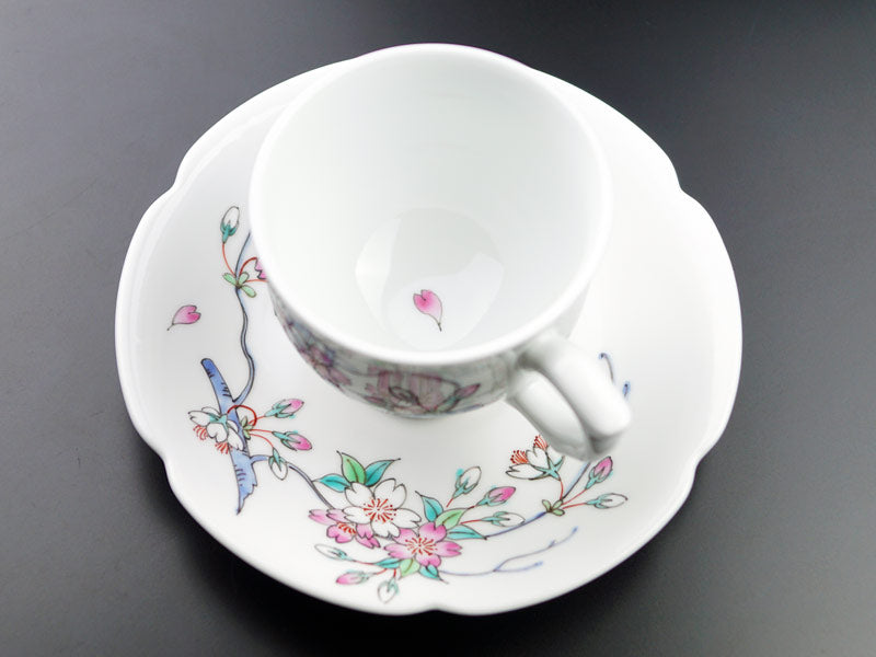 【有田焼】コーヒーカップ 色絵桜