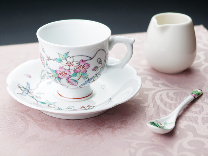 【有田焼】コーヒーカップ 色絵桜