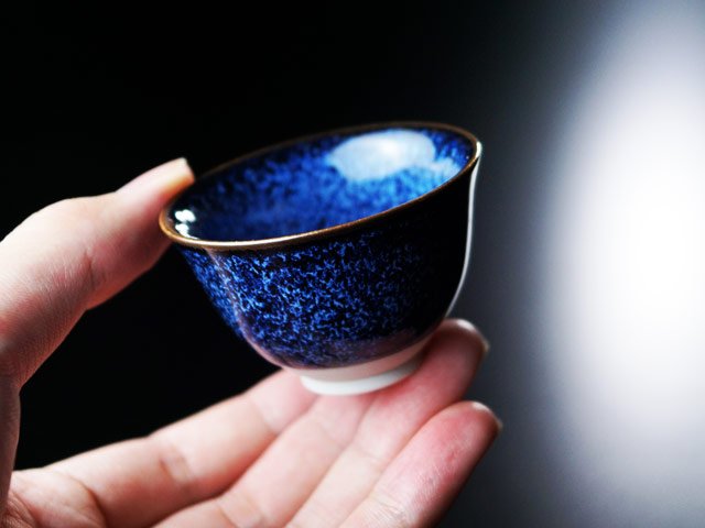 【特別企画】ぐい呑みセット(16色)真右エ門窯:桐箱入贈答品