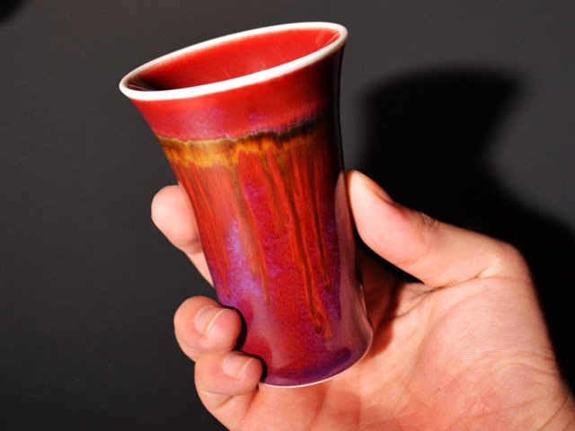 【有田焼】ペアビアカップ 釉彩各色