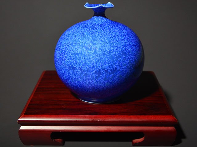 【限定花瓶】真右エ門窯:桐箱入贈答品