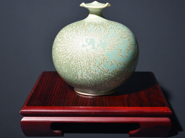 【限定花瓶】真右エ門窯:桐箱入贈答品