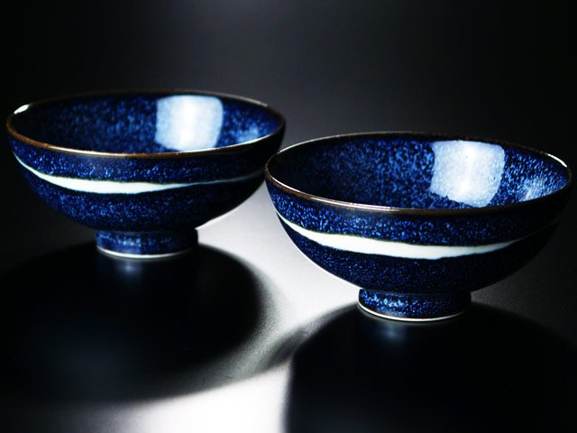 【有田焼】夫婦茶碗 銀河