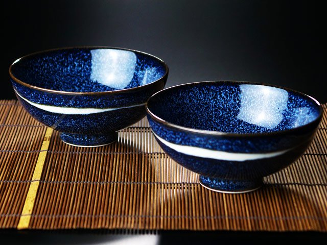 【有田焼】夫婦茶碗 銀河