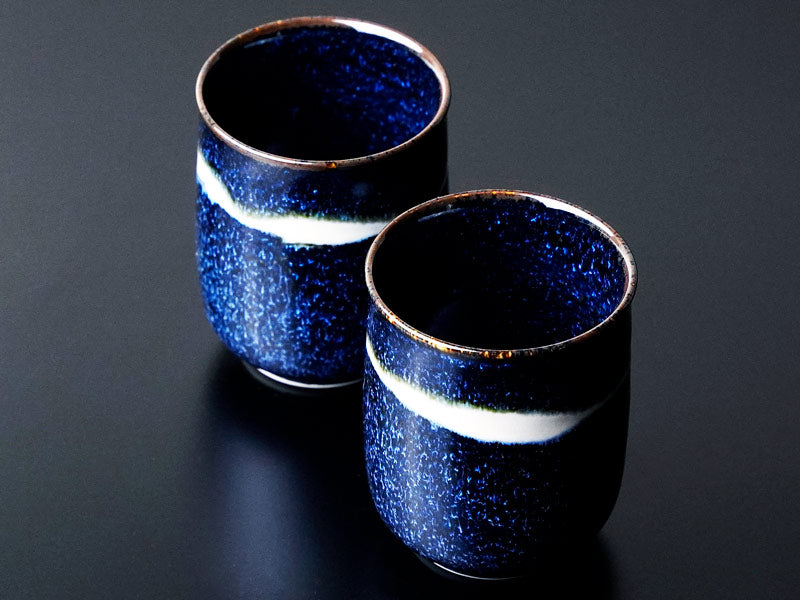 【有田焼】睦揃(夫婦茶碗セット)銀河