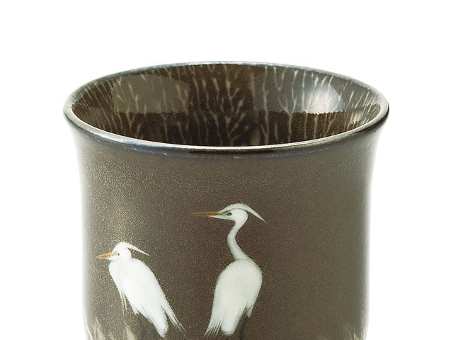 【有田焼】ぐい呑み 夫婦鷺図