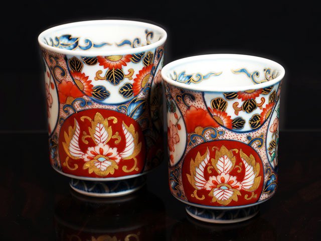 新品未使用 有田焼 古千窯 湯呑み フリーカップ5個 元箱なし ほど