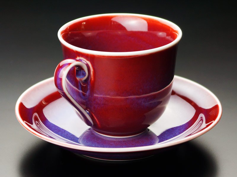 【有田焼】広口コーヒーカップ 彩雲