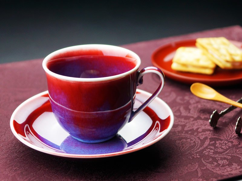 【有田焼】広口コーヒーカップ 彩雲