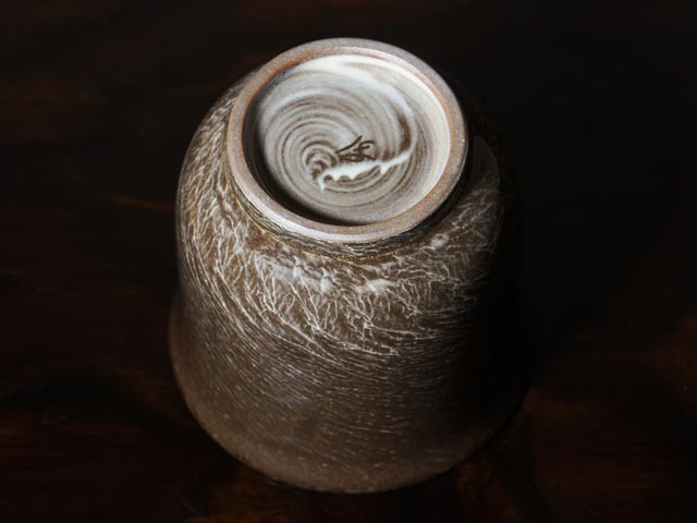 祖父や祖母へのプレゼント 夫婦湯呑 鷺図 15代臥牛作