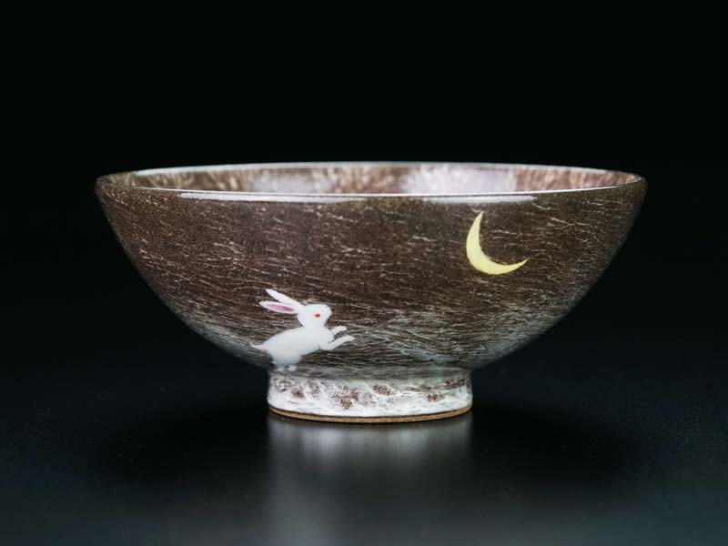 【有田焼】茶碗 月うさぎ