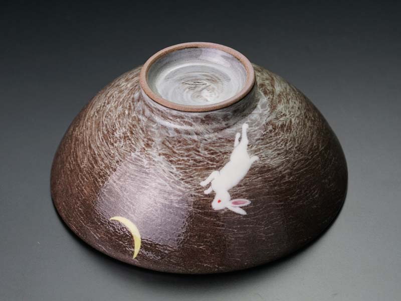 【有田焼】茶碗 月うさぎ