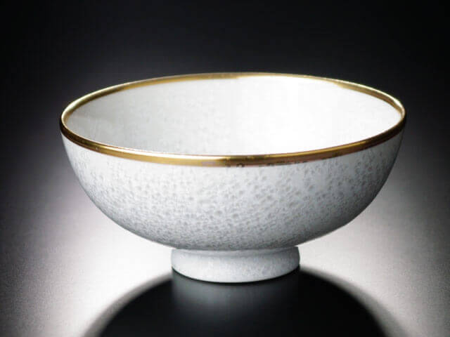 【白寿祝いのお祝いプレゼント】茶碗 白天目本金彩