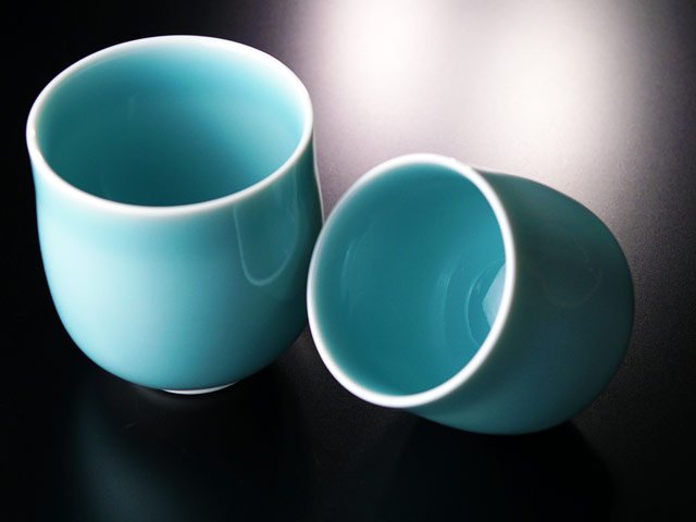 【有田焼】睦揃(夫婦茶碗セット) 砧青磁