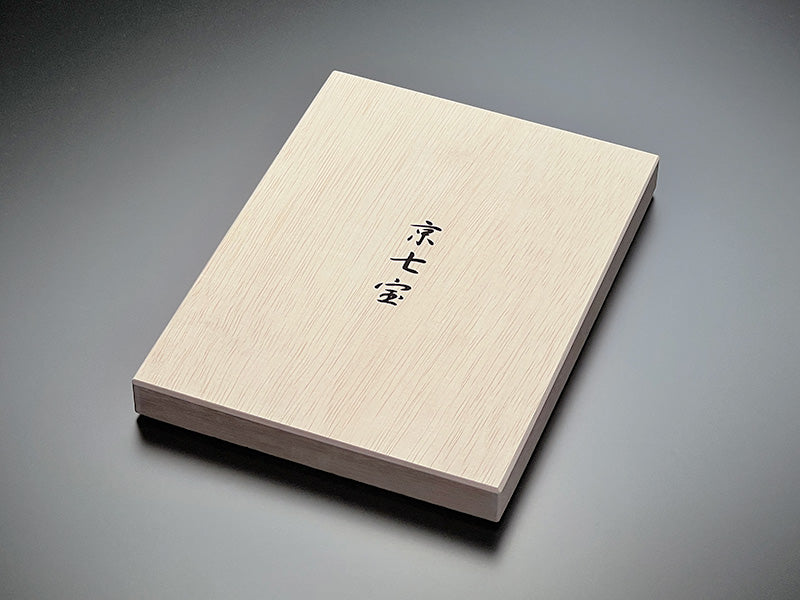 【京七宝】本銀ネックレス 青