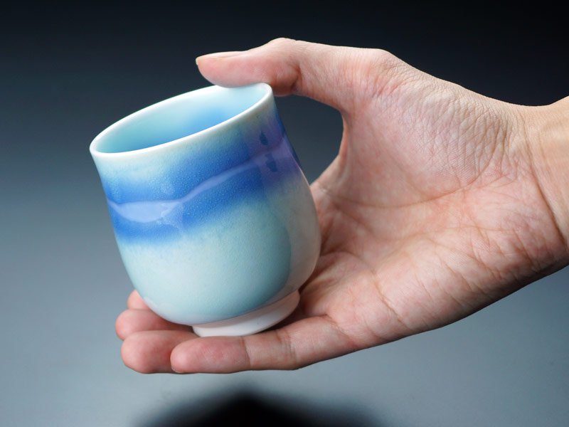 【有田焼】夫婦湯呑 海のシルクロード