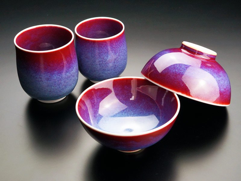 【有田焼】睦揃(夫婦茶碗セット)彩雲