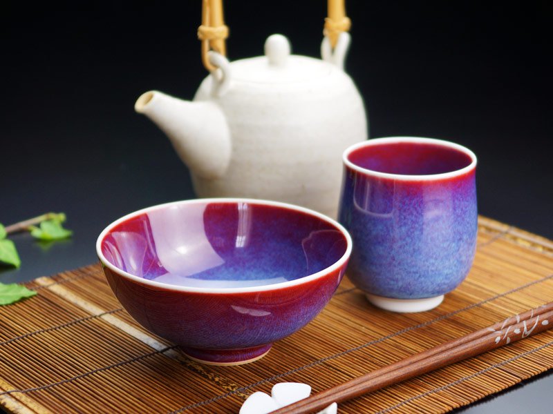 【有田焼】睦揃(夫婦茶碗セット)彩雲