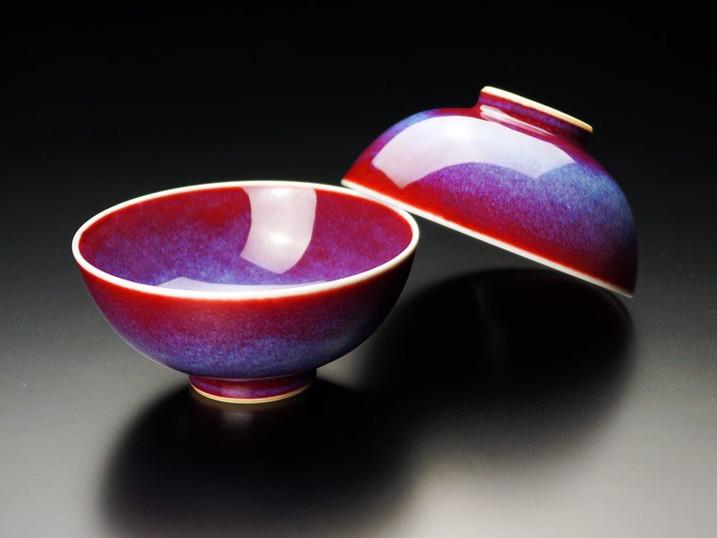 【有田焼】睦揃(夫婦茶碗セット)彩雲