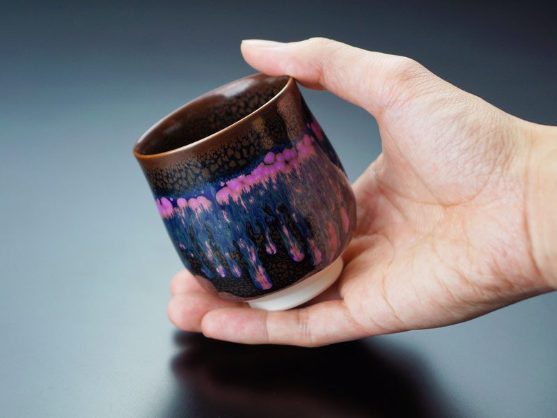 【有田焼】夫婦湯呑 花筏