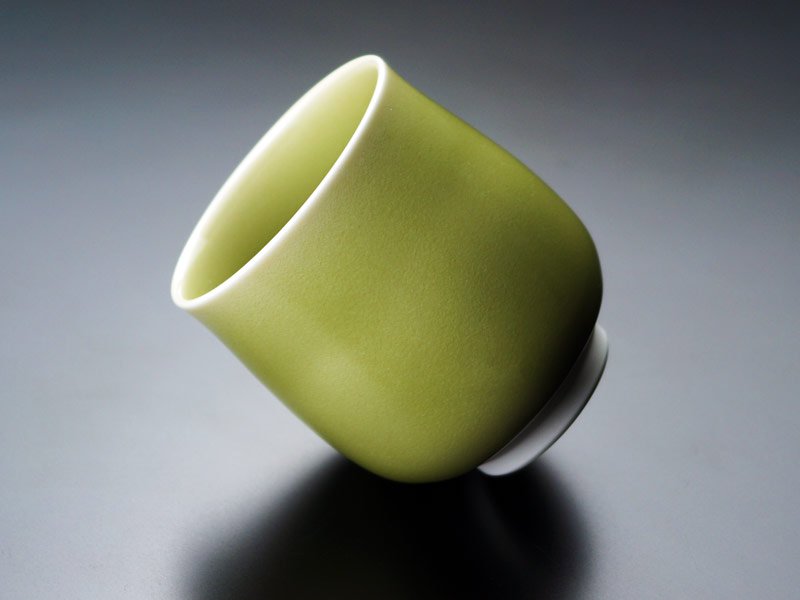 【有田焼】夫婦湯呑 天龍寺青磁花片紋