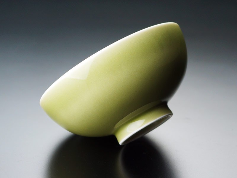 【有田焼】茶碗 天龍寺青磁花片紋