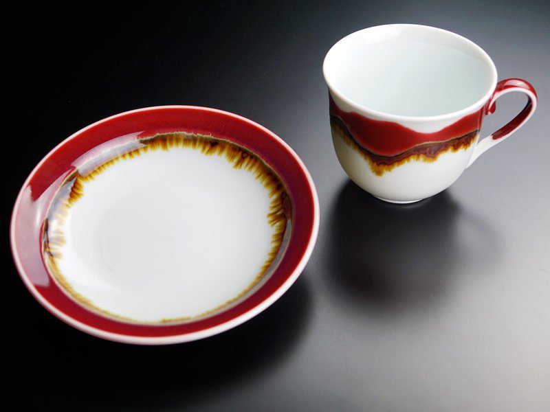 【有田焼】広口コーヒーカップ シルクロード