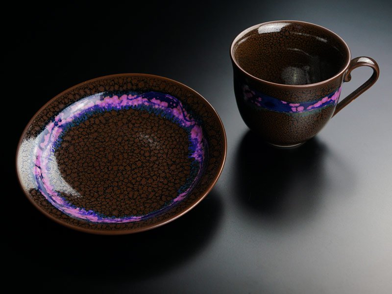 【有田焼】広口コーヒーカップ 花筏