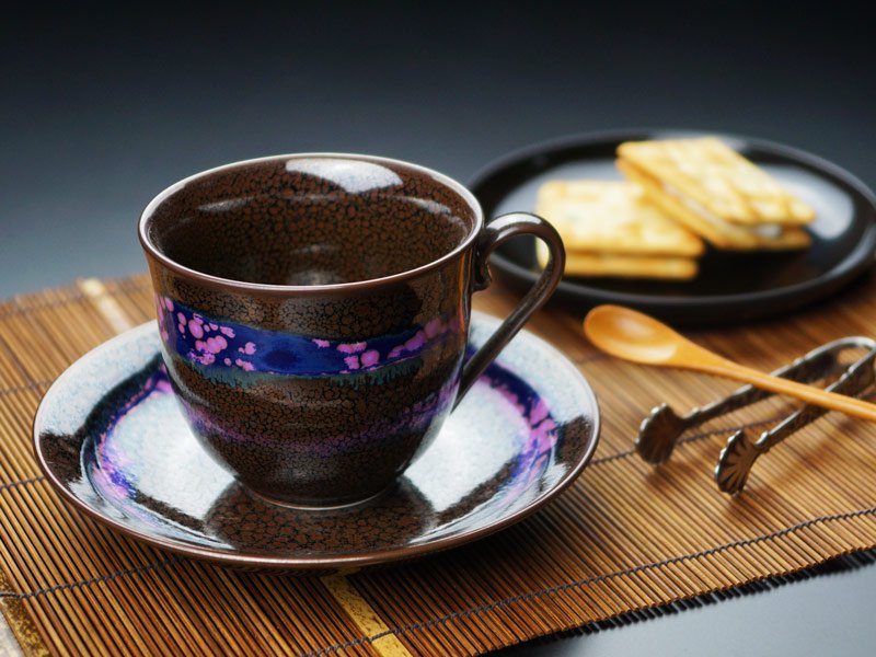 【有田焼】広口コーヒーカップ 花筏