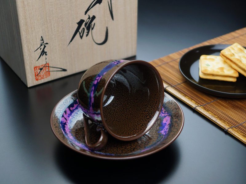 【有田焼】広口コーヒーカップ 花筏