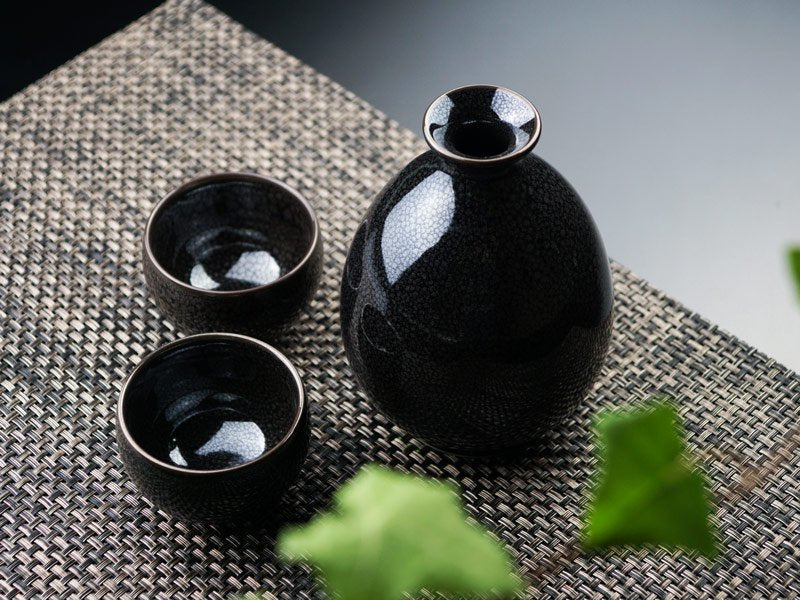 【有田焼】酒器セット 耀変油滴天目