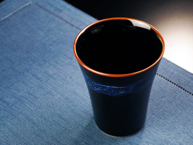 2025年一番人気の有田焼焼酎グラス 青き明星
