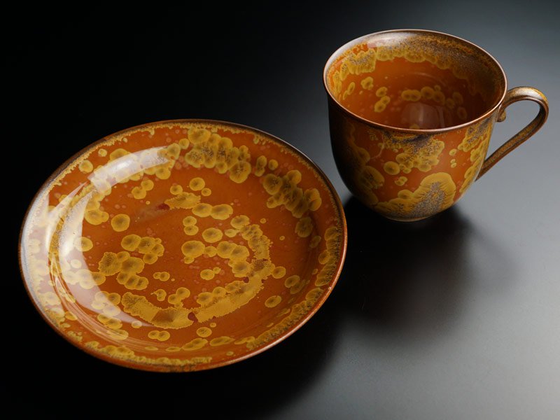 【有田焼】広口コーヒーカップ 金華紋