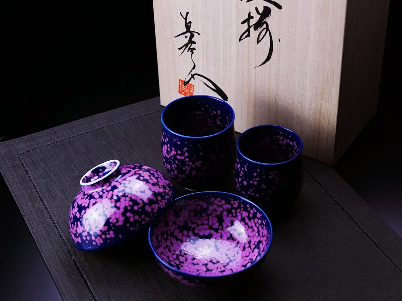 【有田焼】睦揃(夫婦茶碗セット) 桜花紋